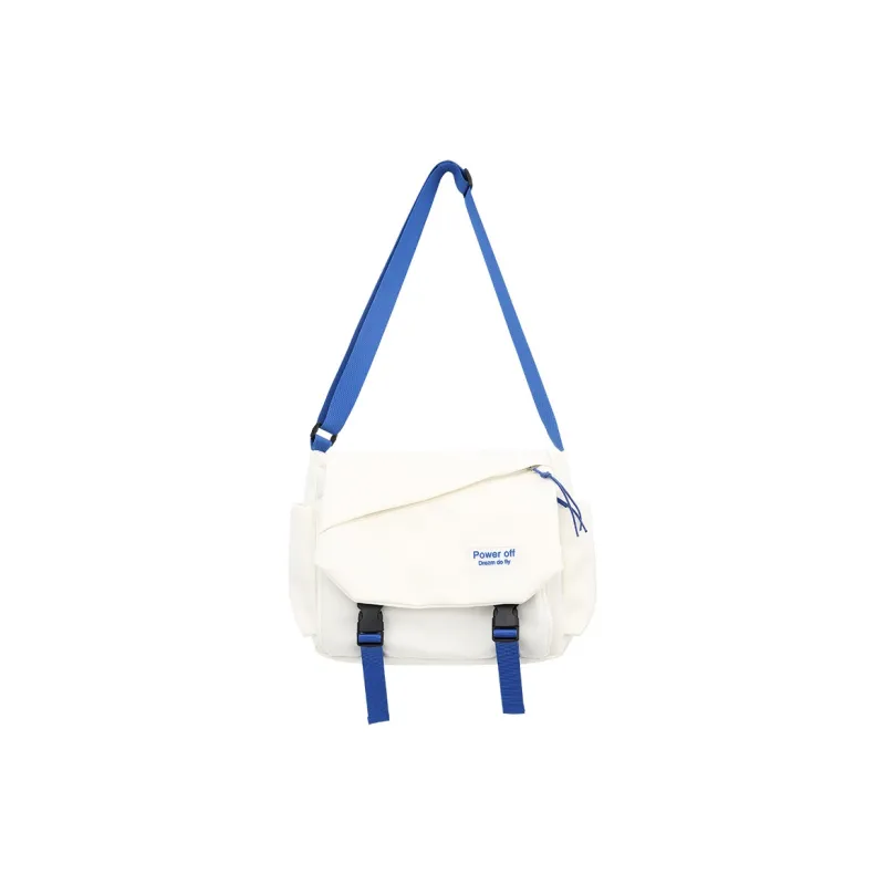 LEXI Nylon Crossbody Bag Shoulder Bag Unisex Black/White/Blue-2