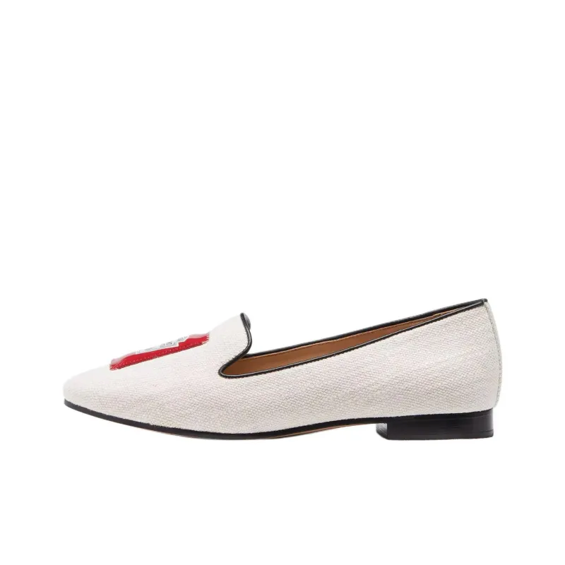 Kate Spade Heinz Casual Single Shoes Women's White-0