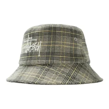 Stussy Polyester Bucket Hats Unisex White