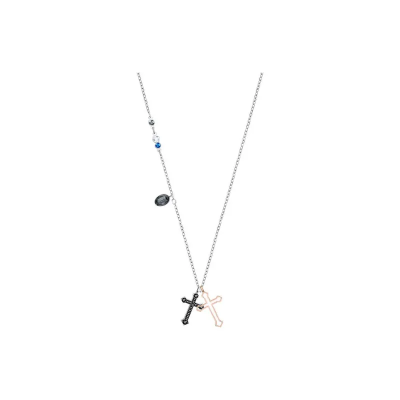 Swarovski DUO MINI CROSS Necklaces Women's-0