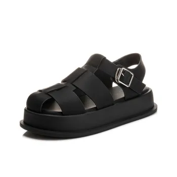 YEDANI Roman Sandals Women's Black