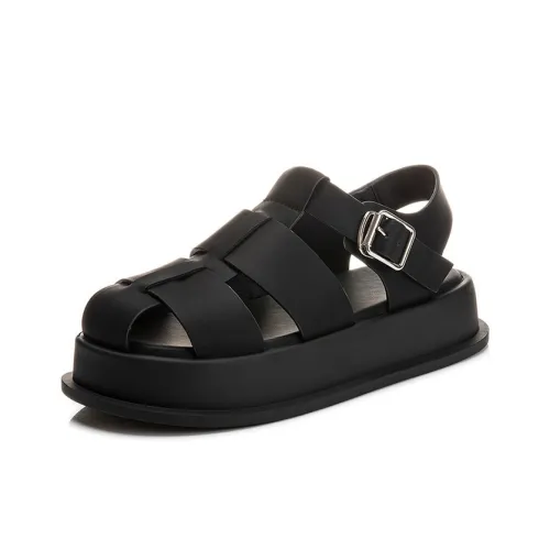 YEDANI Roman Sandals Women's Black