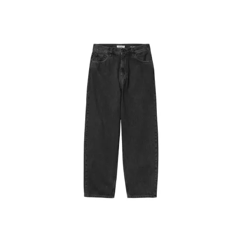 Carhartt WIP FW24 Jeans Women's Black Stone Wash