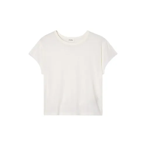 AMERICAN VINTAGE A.M T-Shirts Women's Pearl White