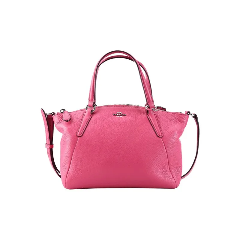 COACH Kelsey Leather Dumpling Bag Handbag Shoulder Bag Crossbody Bag Small Size Women's Cherry Red-0