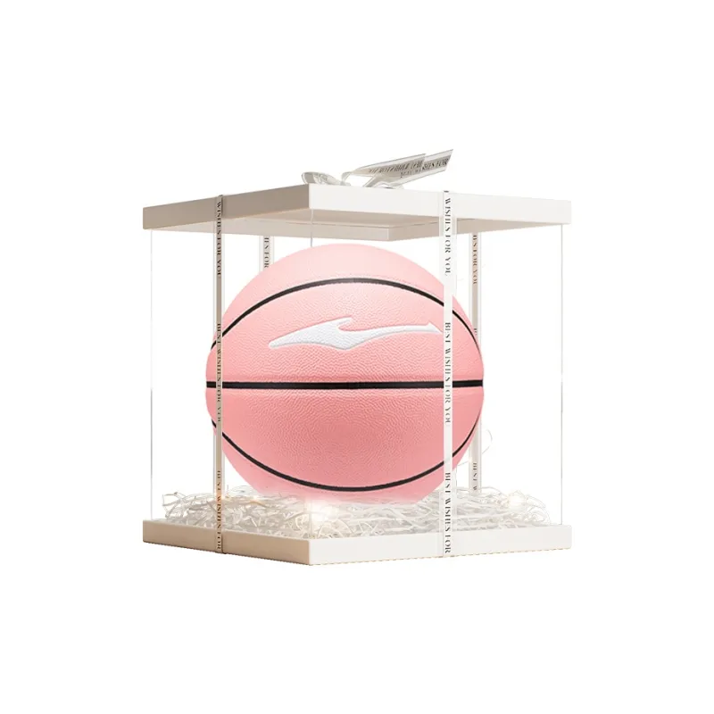 Erke PU Basketball Cherry Blossom Pink Size 7 Ball Training Unisex-5