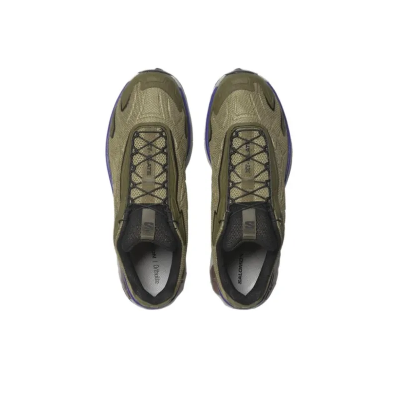 SALOMON XT-SLATE Cushioned Wear-Resistant Slip-Resistant Low-Top Running Shoes Unisex Orchid Green-3