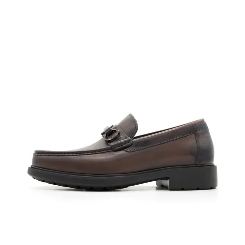 Satchi Business Formal Leather Smokey shoes Men's Coffee