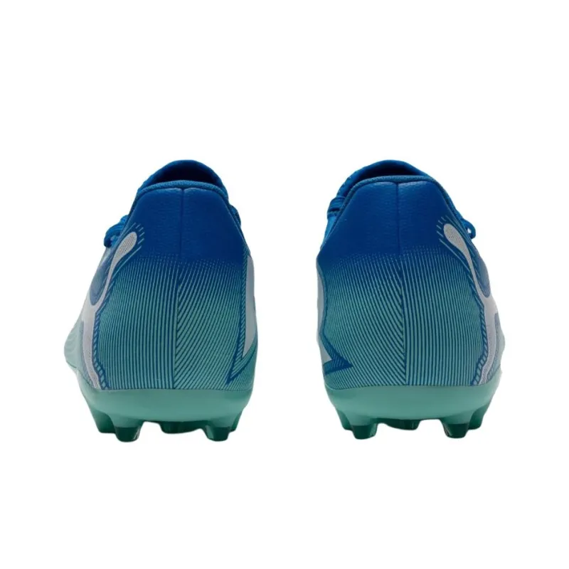 PUMA FUTURE 7 PLAY MG Rubber Short Studs Artificial Ground Breathable Soccer Shoes Men's Blue White-3
