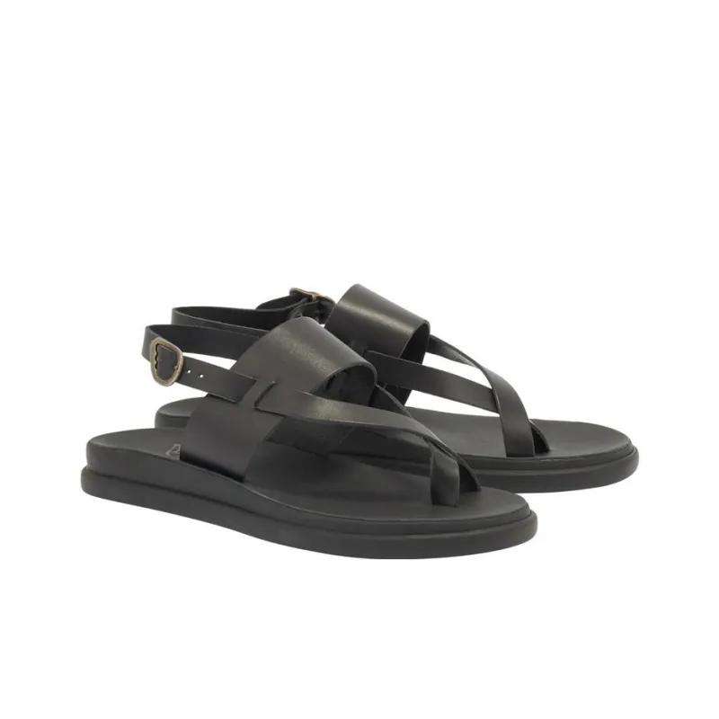 ANCIENT GREEK SANDALS Machos Stylish Sandals Men's Black-2