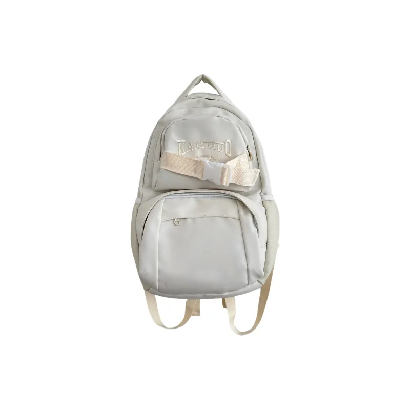 KAKAXI Nylon Backpack Unisex Blue/White/Blue & Green-0