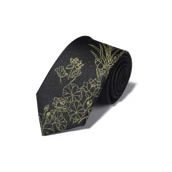 GIEVES CHARLES Mulberry Silk Ties Men's