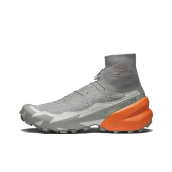 SALOMON SPEEDCROSS ADVANCED Slip Resistant Mid Top Running Shoes Unisex Gray