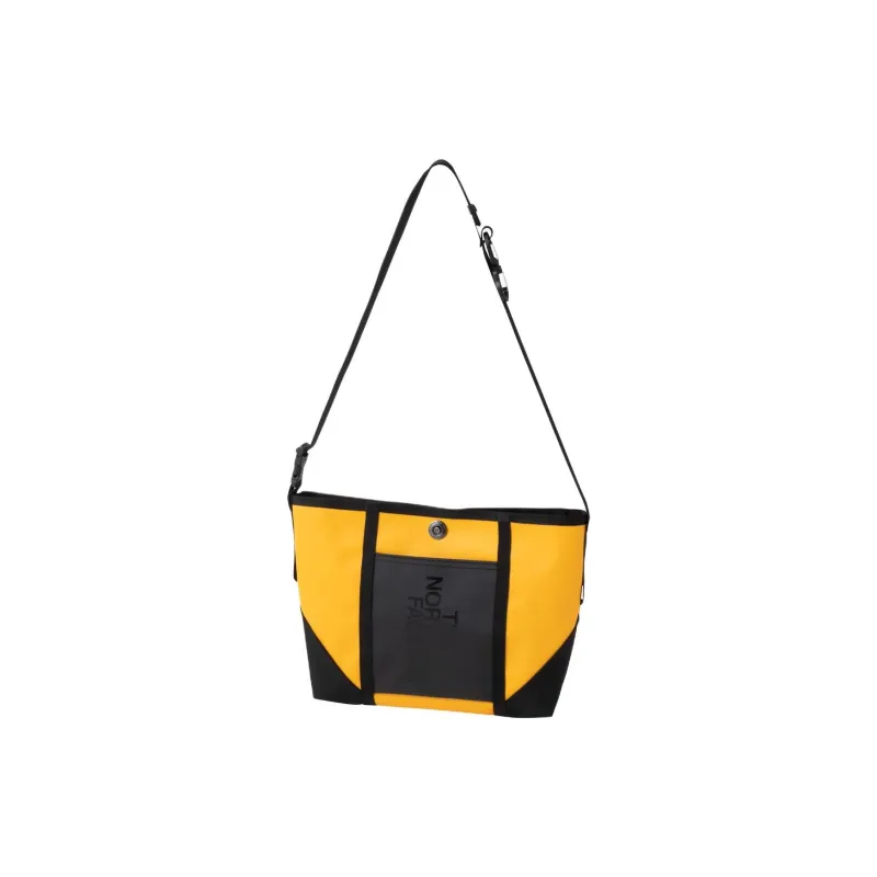 THE NORTH FACE Recycled Polyester Crossbody Bag Shoulder Bag Regular Unisex Gold & Black-0
