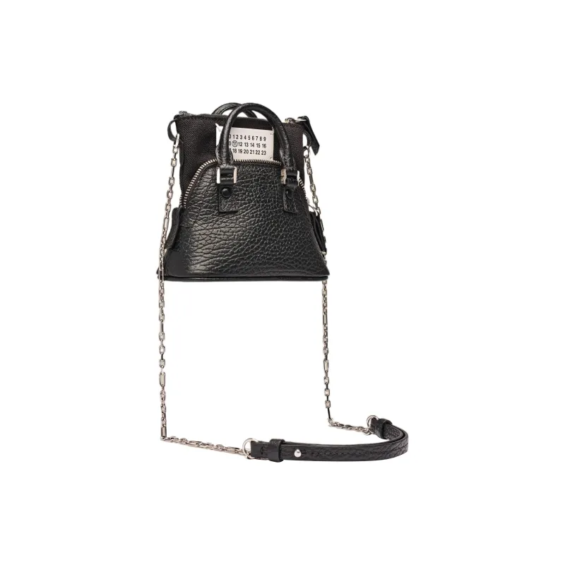 Maison Margiela Numbers-Patch Zipped Mini Shoulder Bag-2