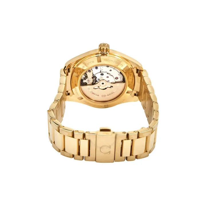 OMEGA AQUA TERRA 150 Meters Automatic Mechanical Movement Men's Watches Watch 41.5mm Gold Dial-2