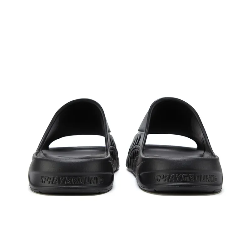 SPRAYGROUND Slip Resistant Slide Slippers Unisex Black-3