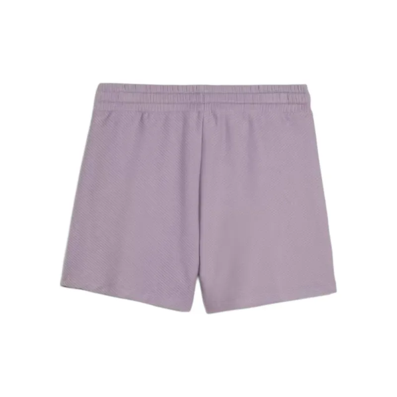 PUMA CLASSICS CLASSICS Ribbed Shorts Women's Casual Shorts Women's Light Plum-1
