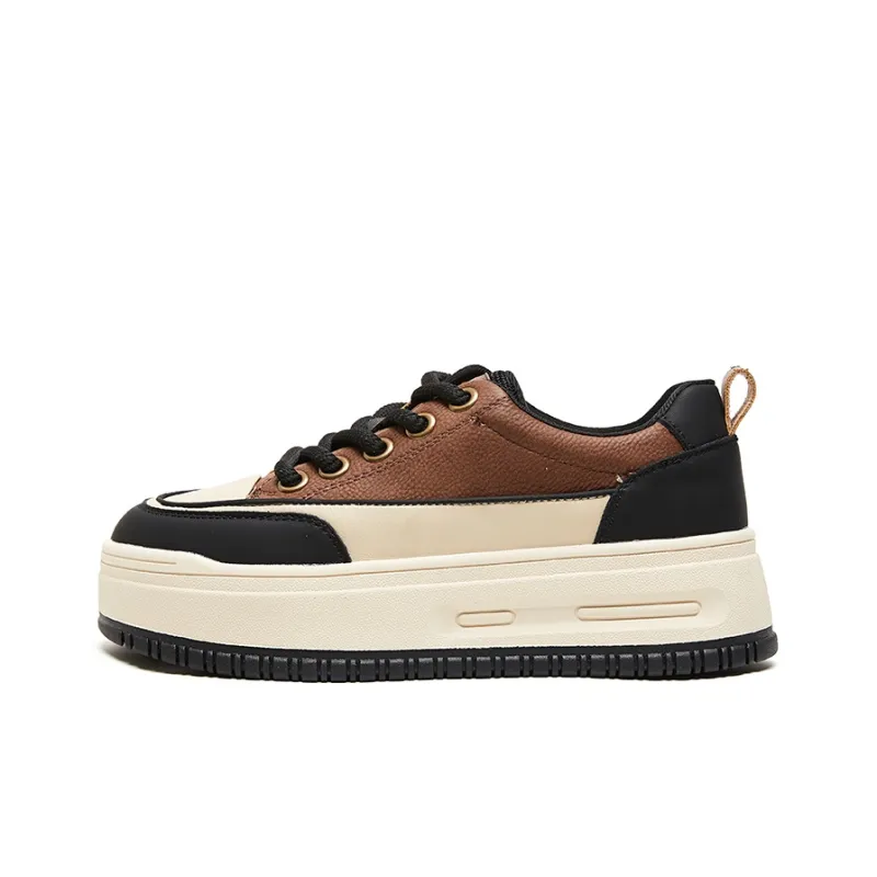 Bull Charm Abrasion-Resistant Slip-Resistant Low-Top Skateboard Shoes Women's-6