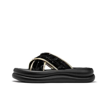JOSINY Slide Slippers Women's Black, Green, Champagne Gold