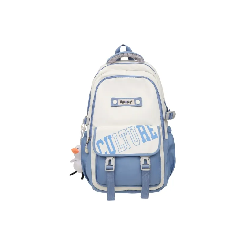Moonshine Nylon Backpack Travel Bag Laptop Bag Unisex Black/Blue/Coffee/Red-2