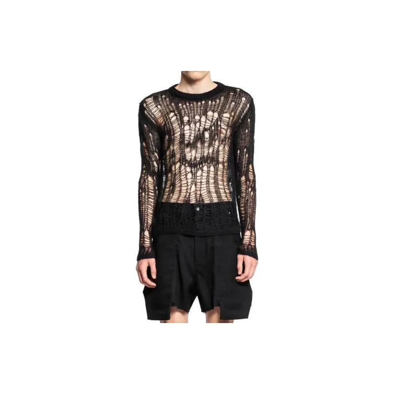 RICK OWENS Biker Level Knitted Jumper-1