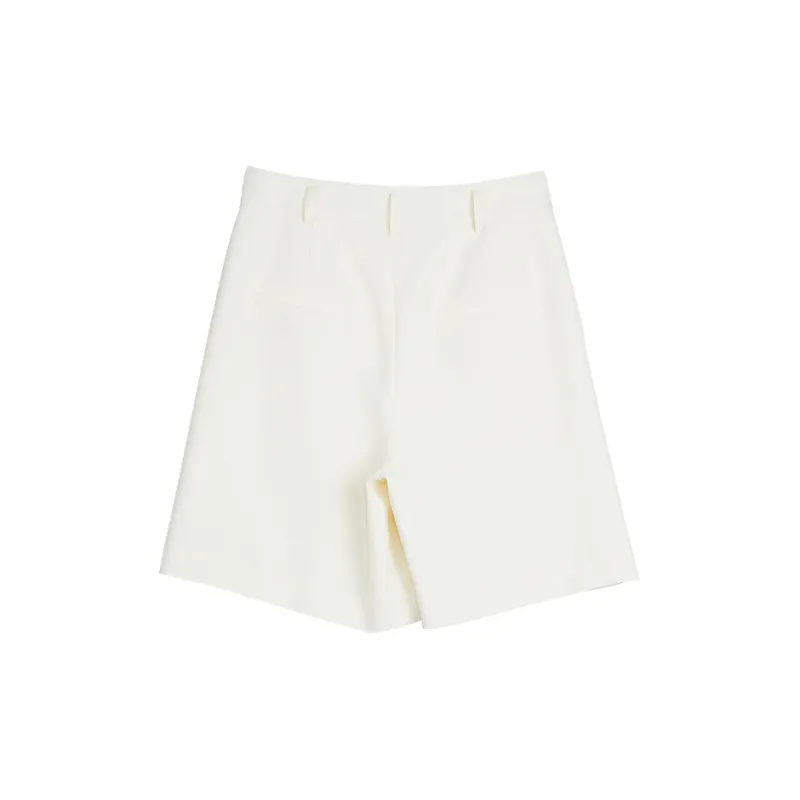 ELLE Casual Shorts Women's Ecru-1