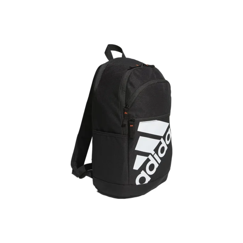 Adidas Recycled Polyester Plain Fabric Backpack Regular Unisex Black-2