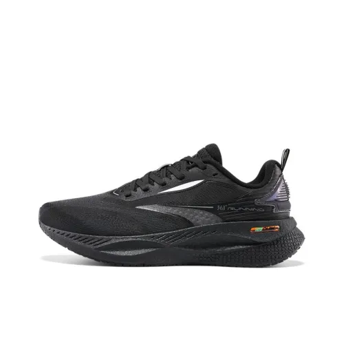 361° Speed Boost CQT Cushioning Wear Resistant Low Top Casual Running Shoes Men's Black