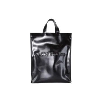 Acne Studios Polyurethane Tote Bag Shopping Bag Handbag Women's Black