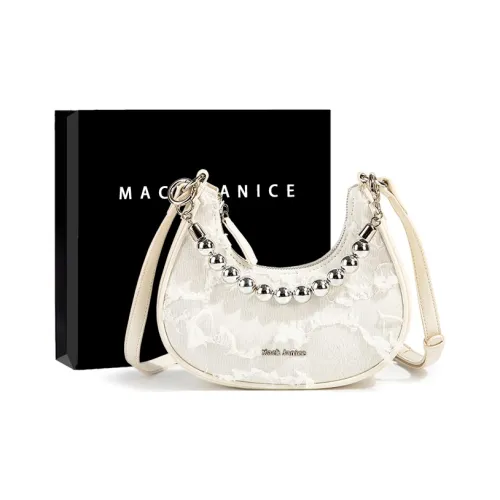 MACKJANICE Shoulder Bags Fringe White