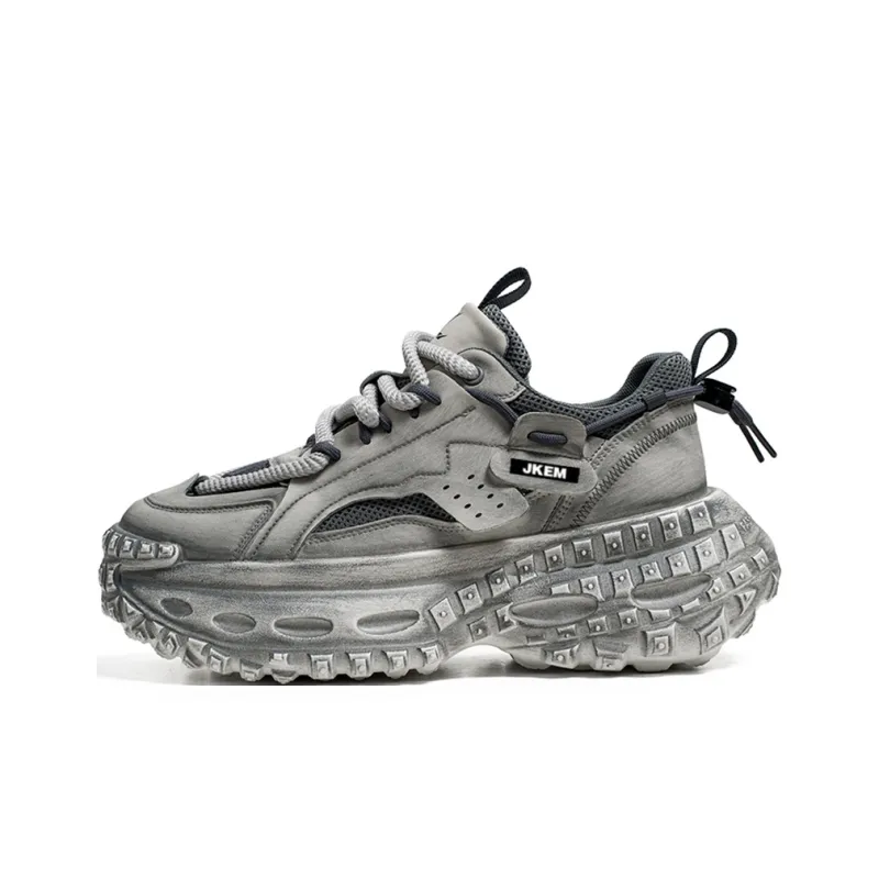 JKEM Height Increasing Breathable Low Top Chunky Sneakers Men's-10