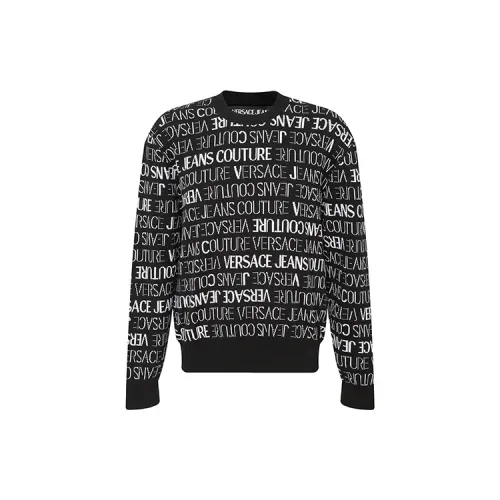 VERSACE JEANS COUTURE Sweaters Men Black