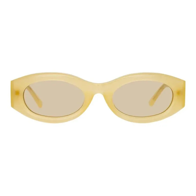Linda Farrow X The Attico Berta Oval Sunglasses-1
