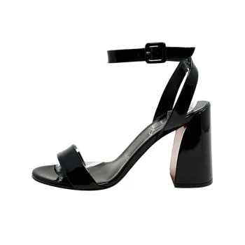 CL LUBOTING One Strap Sandals Women's Black