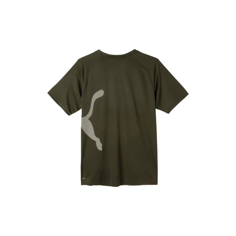 PUMA Raglan Sleeve T-Shirt Men's Dark Olive-1