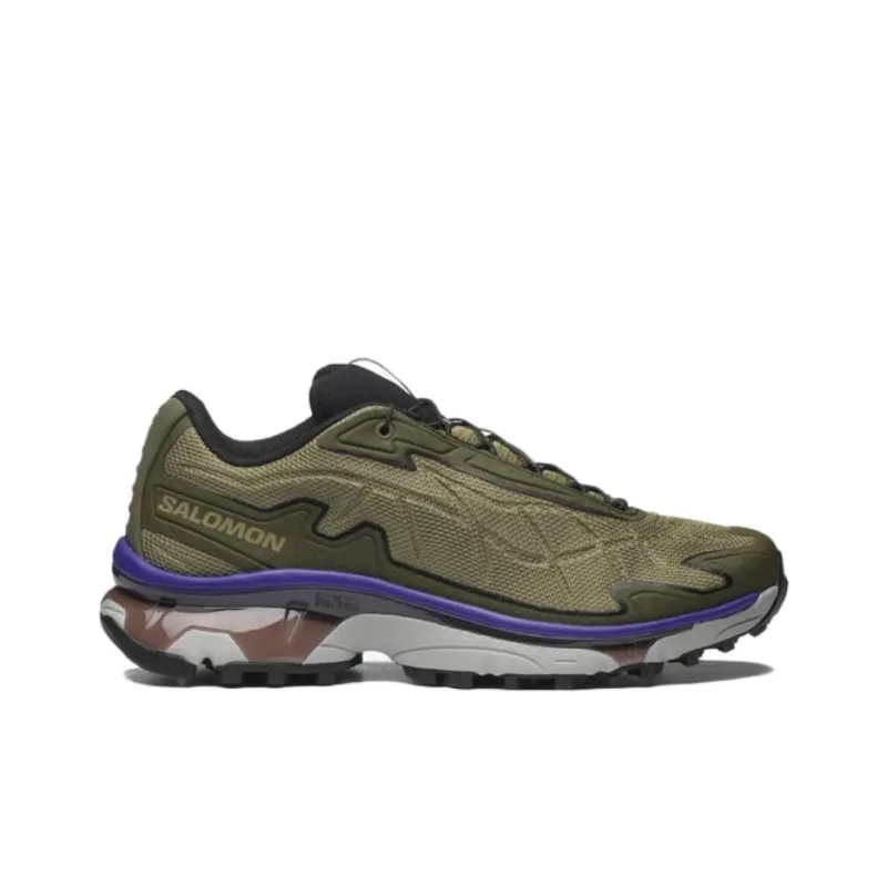 SALOMON XT-SLATE Cushioned Wear-Resistant Slip-Resistant Low-Top Running Shoes Unisex Orchid Green-1