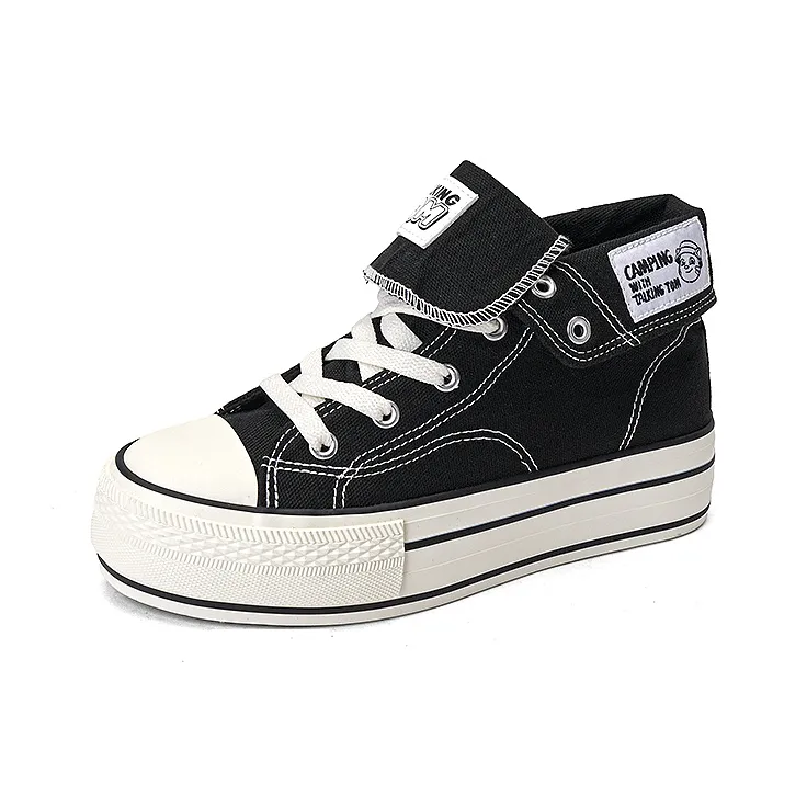 TALKING TOM Anti-Slip And Wear-Resistant Breathable Cushioning Low-Top Canvas Shoes Women's-8