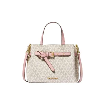 MICHAEL KORS Emilia Polyester Shoulder Bag Crossbody Bag Handbag Small Size Women's Pink White Multicolor