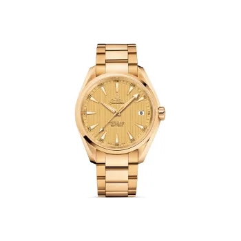 OMEGA AQUA TERRA 150 Meters Automatic Mechanical Movement Men's Watches Watch 41.5mm Gold Dial