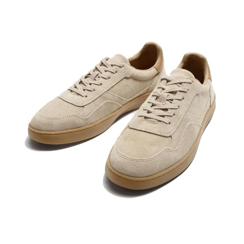 ZARA Anti-Slip Wear-Resistant Low-Top Casual Shoes Men's Beige-2