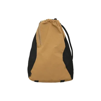 OURFUN Nylon With Mesh Backpack Regular Unisex White/Black/Khaki/Dark Brown/Blue