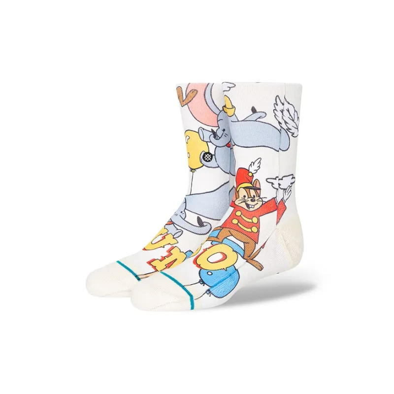 Stance x DISINI Mid Calf Socks Unisex Ecru-0