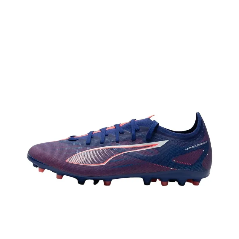 PUMA Ultra 5 Soccer Shoes Men Low Top Purple Red