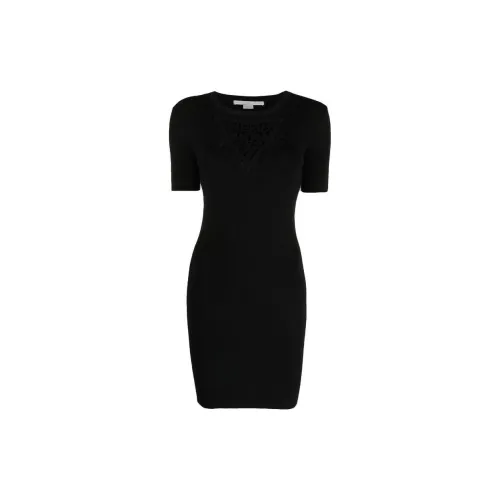 Stella McCartney Short-Sleeved Dresses Women's Black