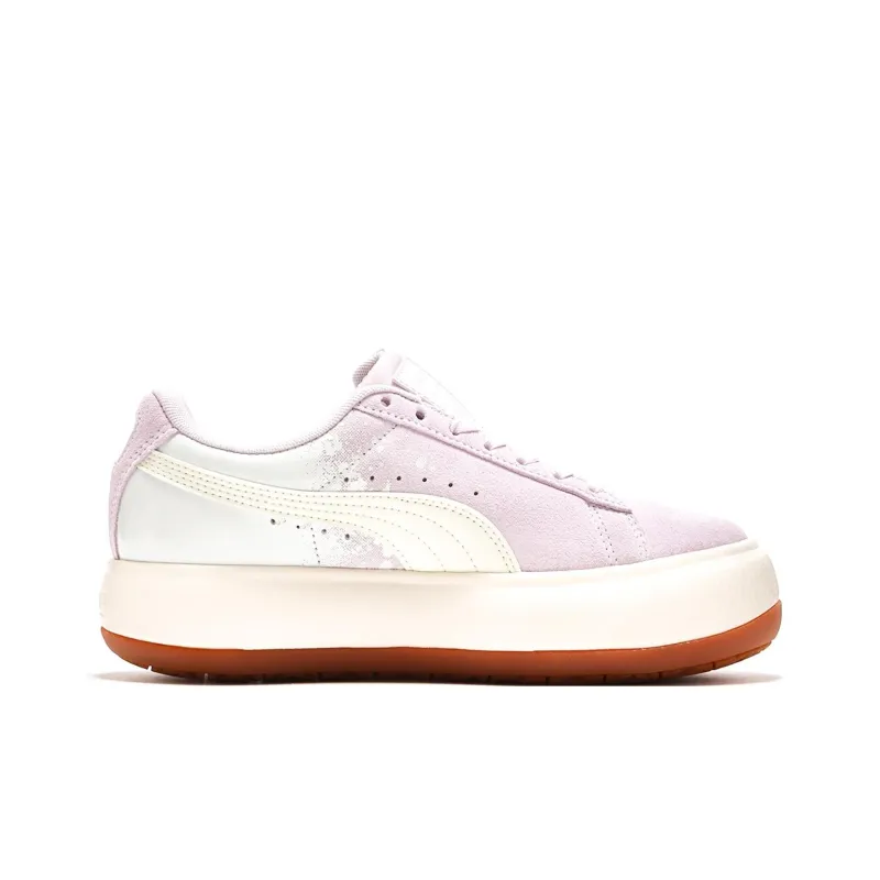 NERDY X ATMOS x PUMA Suede Anti Slip Wear Resistant Low Top Skateboard Shoes Women's Pink-1