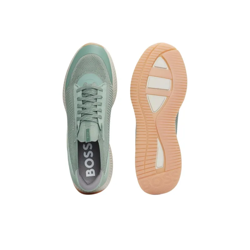 HUGO BOSS Low-Top Casual Shoes Men's Green-4