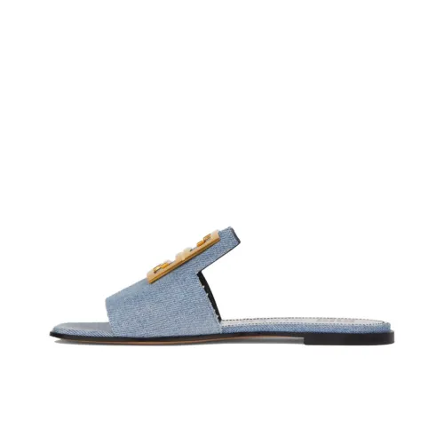 GIVENCHY 4G Logo Quiet Slide Slippers Women's Blue