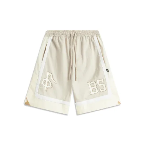 LINING Badfive Sports Shorts Men Mica Gray Standard White Off White