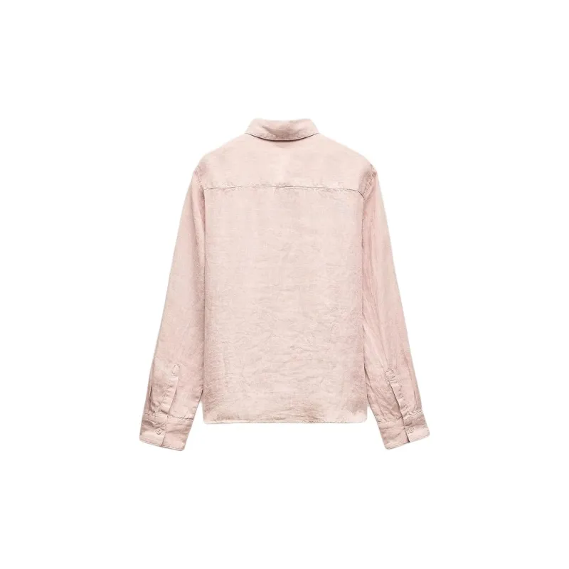 ZARA ZW Series Shirt Women's Pink-1